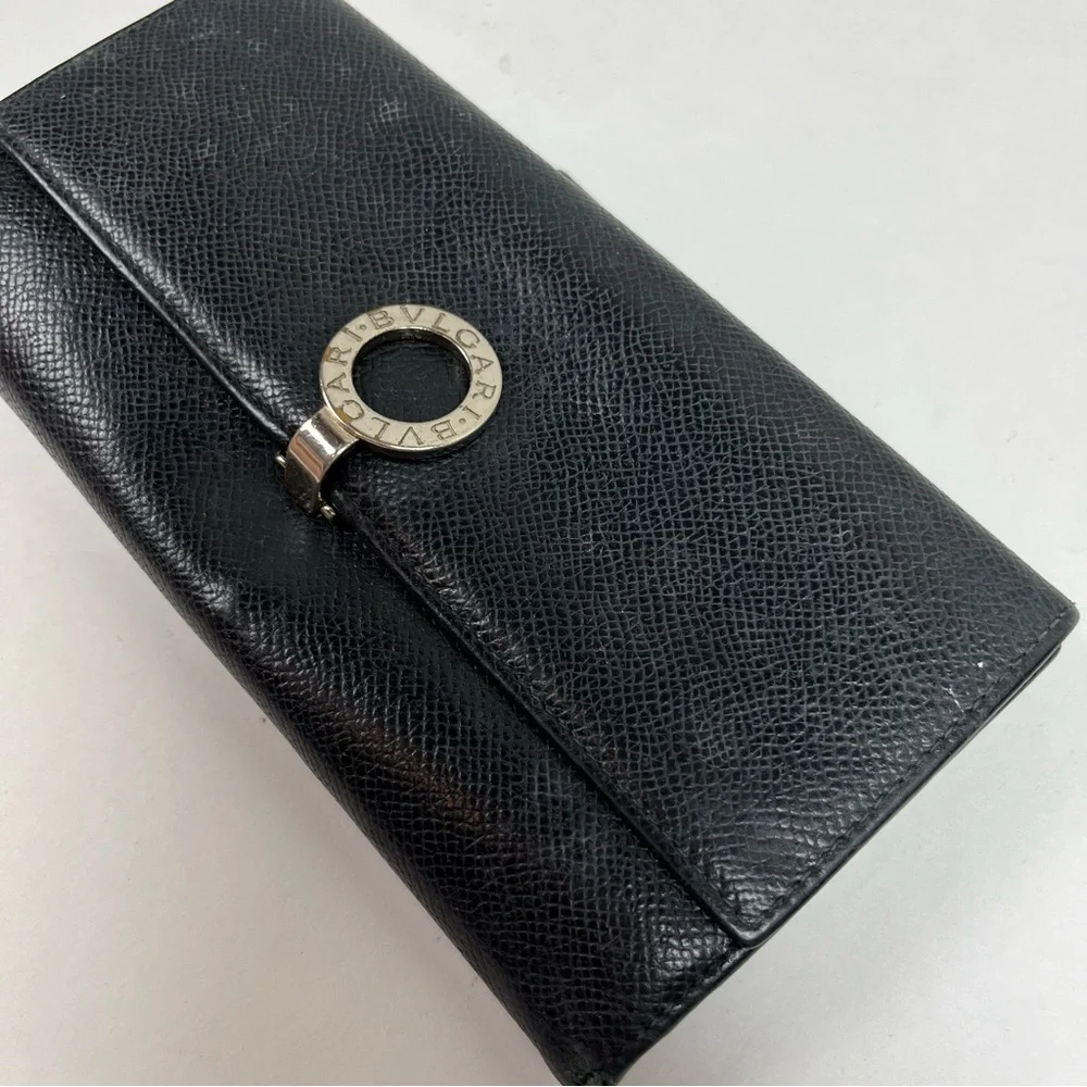 BVLGARI Wallet B-Zero 1 Leather Long Bifold Continental